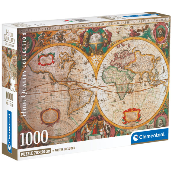 Clementoni - Puzzle 1000 Old map                    