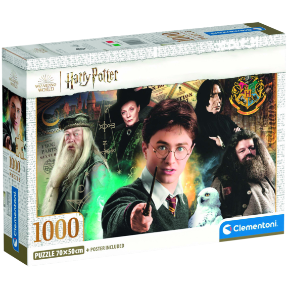 Clementoni - Puzzle 1000 Harry Potter 2                    