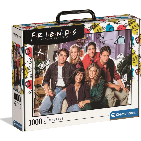 Clementoni - Puzzle 1000 v kufříku Friends                    
