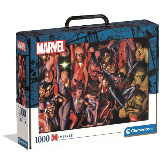 Clementoni - Puzzle 1000 v kufříku Marvel                    
