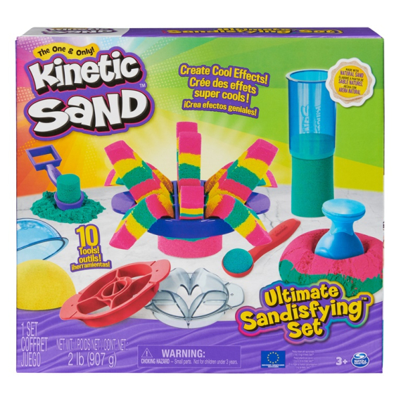 Spin Master Kinetic Sand ultimátní sada písku s nástroji                    
