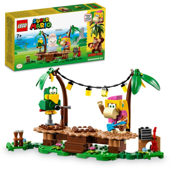 LEGO® Super Mario™ 71421 Dixie Kong a koncert v džungli – rozšiřující set                    