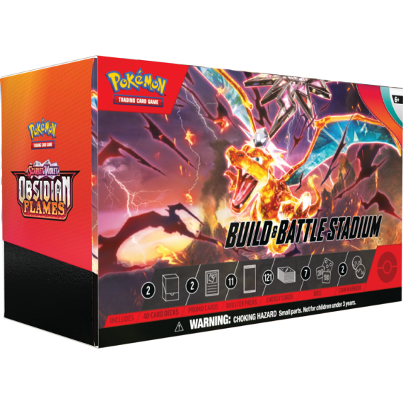 Pokémon TCG: SV03 Obsidian Flames - Build &amp; Battle Stadium                    