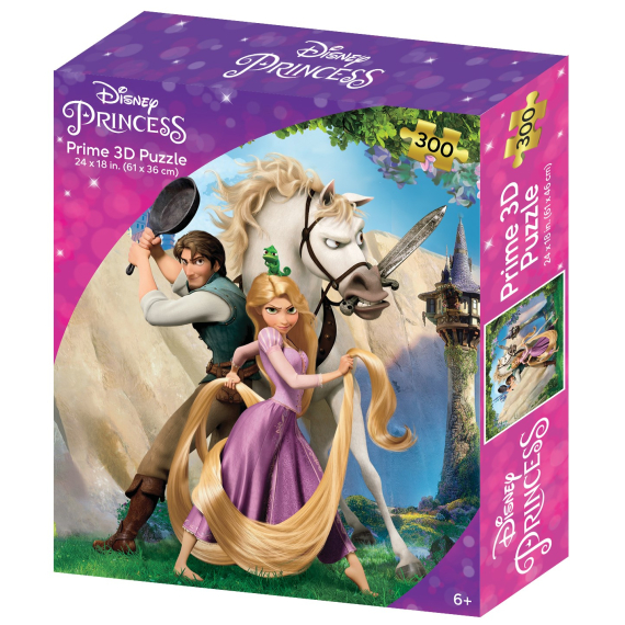 PRIME 3D PUZZLE - Disney Princess - Tangle 300 ks                    