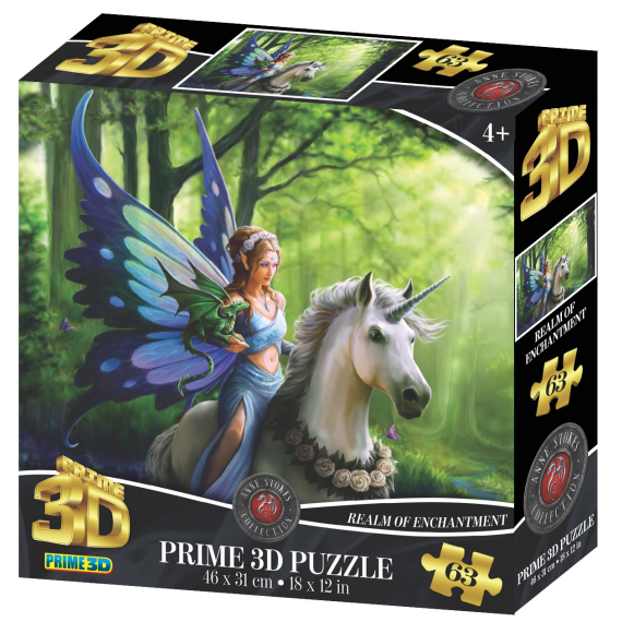 PRIME 3D PUZZLE - Říše kouzel 63 dílků                    