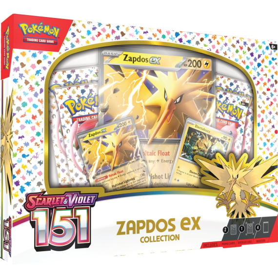 Pokémon TCG: Scarlet &amp; Violet 151 - Zapdos ex Collection                    