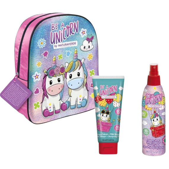 Unicorn 3D batoh + šampon 100 ml + kondicionér ve spreji 200 ml                    