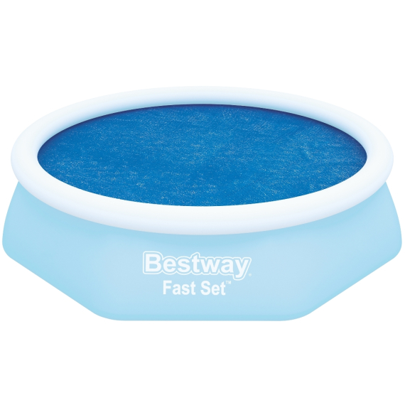 BESTWAY 58060 - Solarní plachta na bazén 210 cm modrá kulatá                    