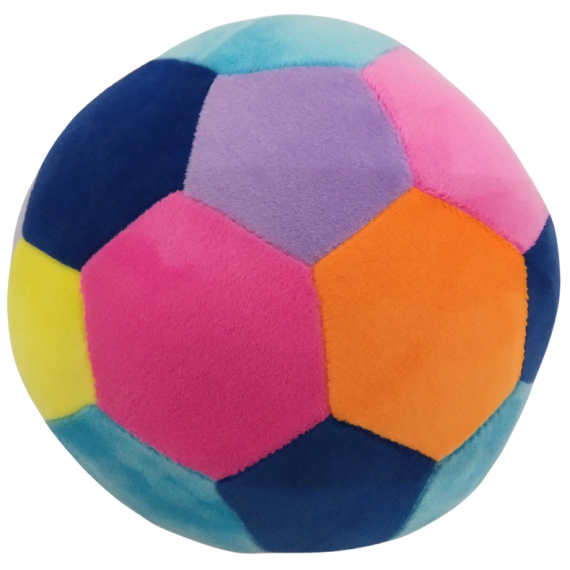Polštář Fotbalový míč barevný 22 cm                    