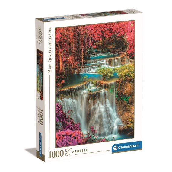 Clementoni 39821 - Puzzle 1000 Colourful thai falls                    