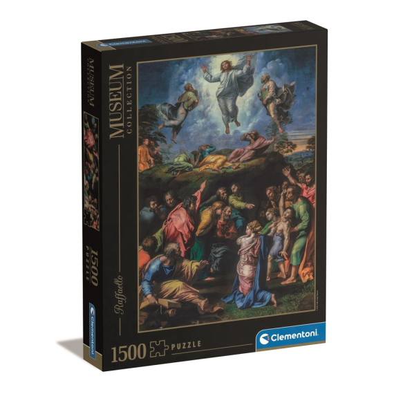 Clementoni 31698 - Puzzle 1500 Museum raphael Transfiguration                    