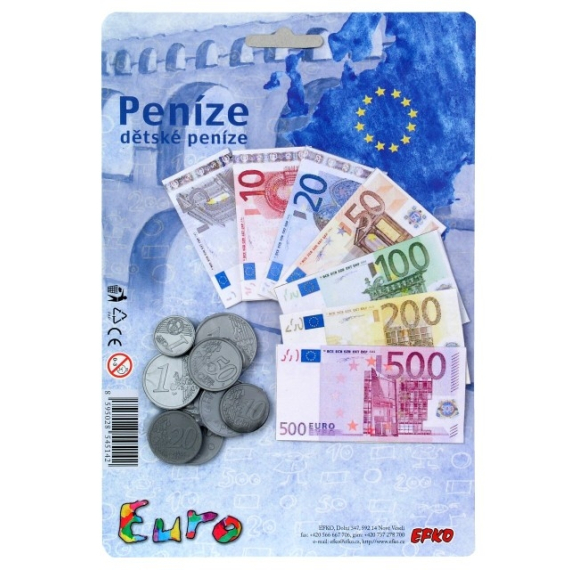 Efko Peníze dětské EURO                    