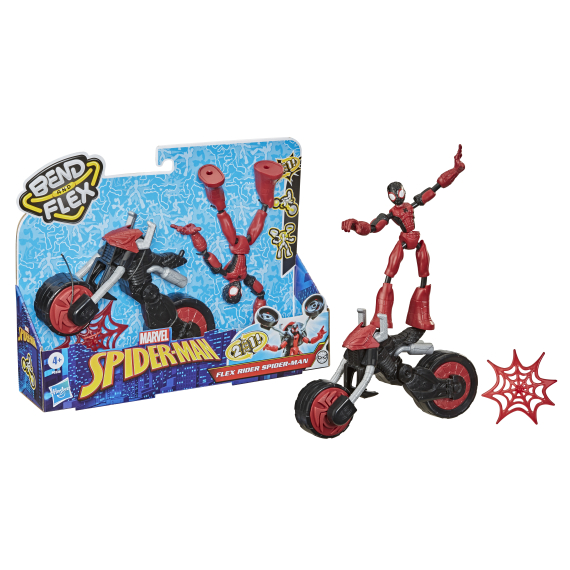 Marvel Spiderman figurka Bend and Flex Rider Spiderman                    