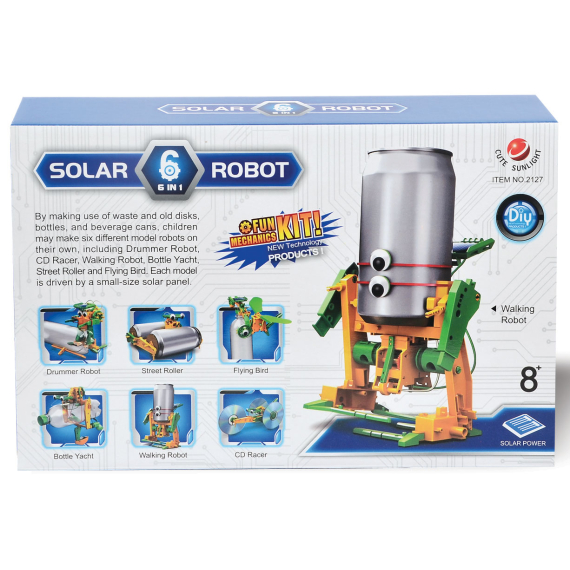 SPARKYS - SolarKit robot 6 v 1 Recyklace                    