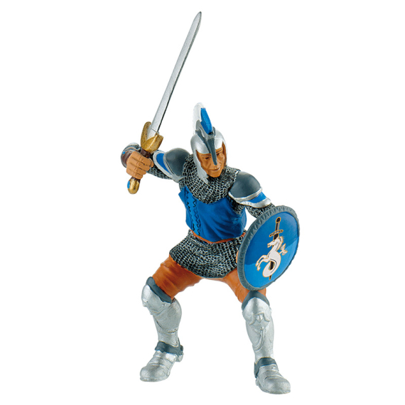 Bullyland - Rytíř s mečem modrý                    