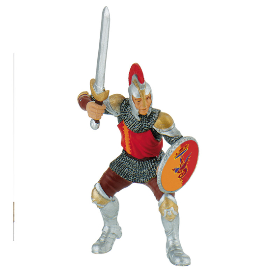 Bullyland - Rytíř s mečem červený                    