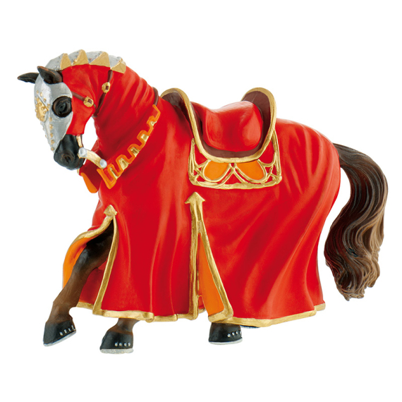 Bullyland - Turnajový kůň červený                    