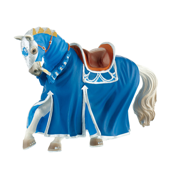 Bullyland - Turnajový kůň modý                    