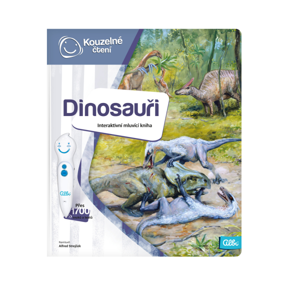 Albi - KOUZELNÉ ČTENÍ - Kniha Dinosauři                    