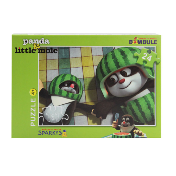 Epee Puzzle Krtek a Panda, 24dílků                    