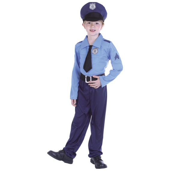 SPARKYS - Kostým policista, 110-120cm                    