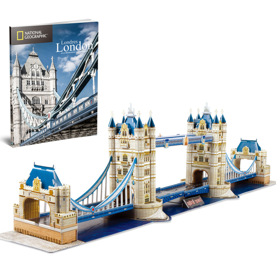 CubicFun - Puzzle 3D National Geographic - Tower Bridge - 120 dílků                    