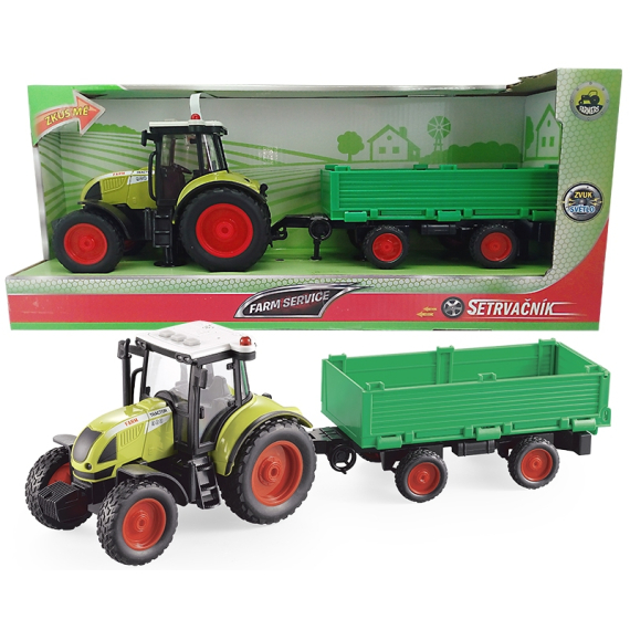 Farm service - Traktor s valníkem 1:16                    