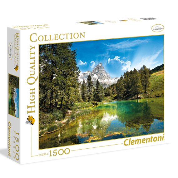 Clementoni - Puzzle 1500 Modré jezero                    