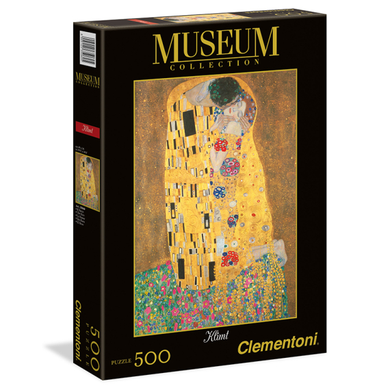 Clementoni - Puzzle Museum 500 Klimt - Polibek                    