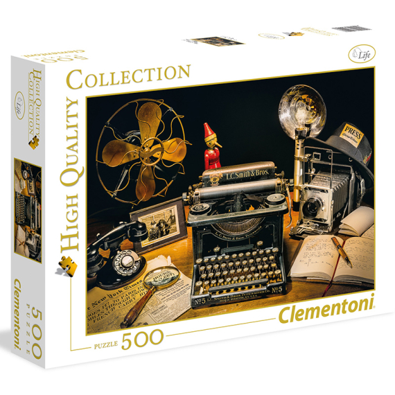 Clementoni - Puzzle 500 Psací stroj                    