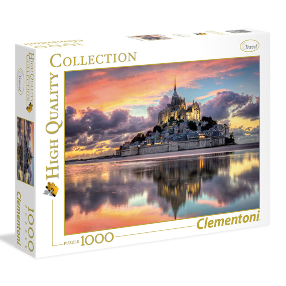 Clementoni - Puzzle 1000 Mont Saint-Michel                    