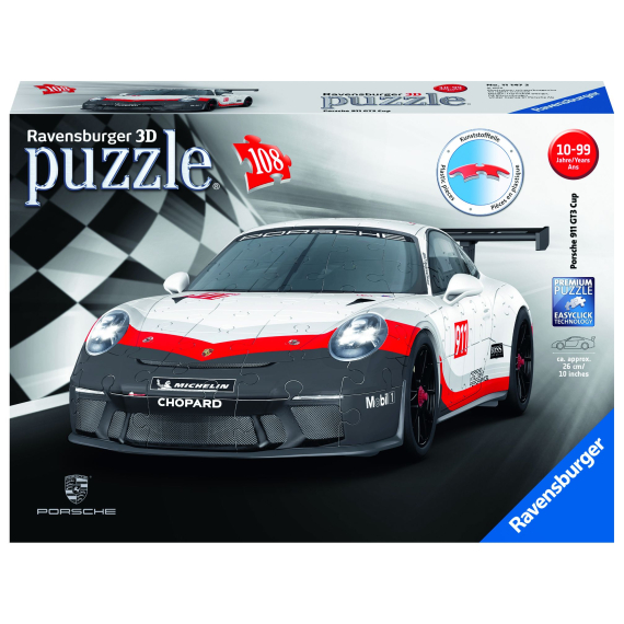 Ravensburger 3D Puzzle Porsche GT3 Cup 108 dílků                    