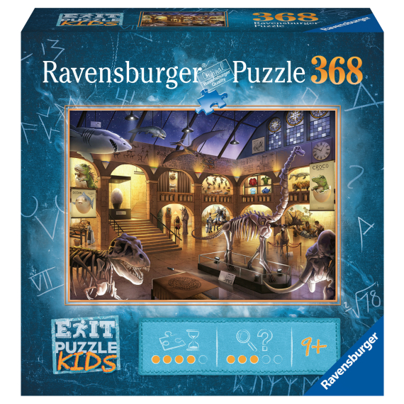 Ravensburger Puzzle Exit KIDS: Noc v muzeu 368 dílků                    