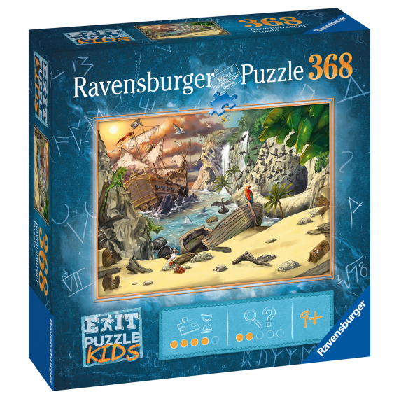 Ravensburger Puzzle Exit KIDS Piráti 368 dílků                    