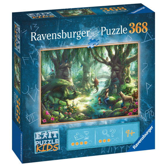 Ravensburger Puzzle Exit KIDS V magickém lese 368 dílků                    