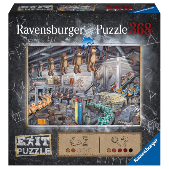 Ravensburger Puzzle Exit: V továrně na hračky 368 dílků                    
