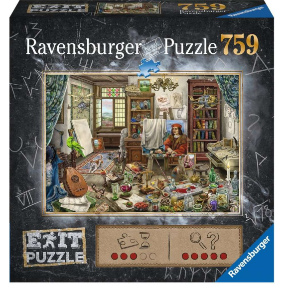 Ravensburger Puzzle Exit Umělecké studio 759 dílků                    