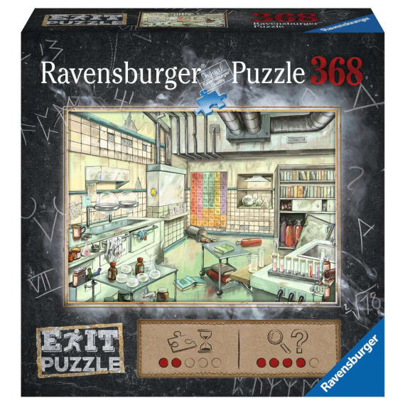 Ravensburger Puzzle Exit Laboratoř 368 dílků                    