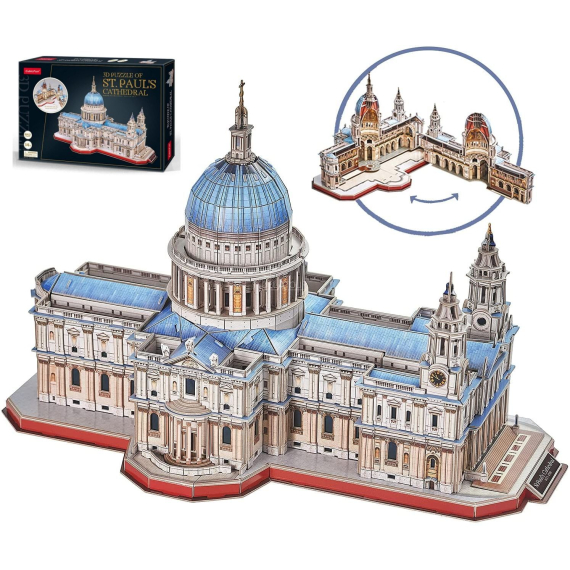 CubicFun - Puzzle 3D Katedrála St.Paul&#039;s 643 dílků                    