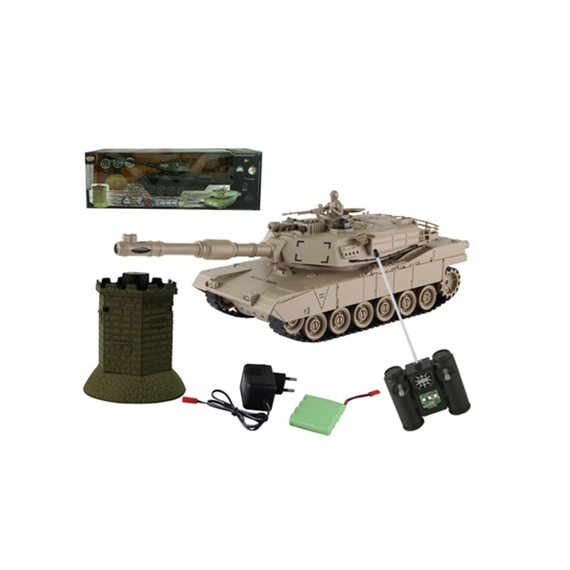 SPARKYS - R/C Tank 1:24 M1A2 vs BUNKER                    