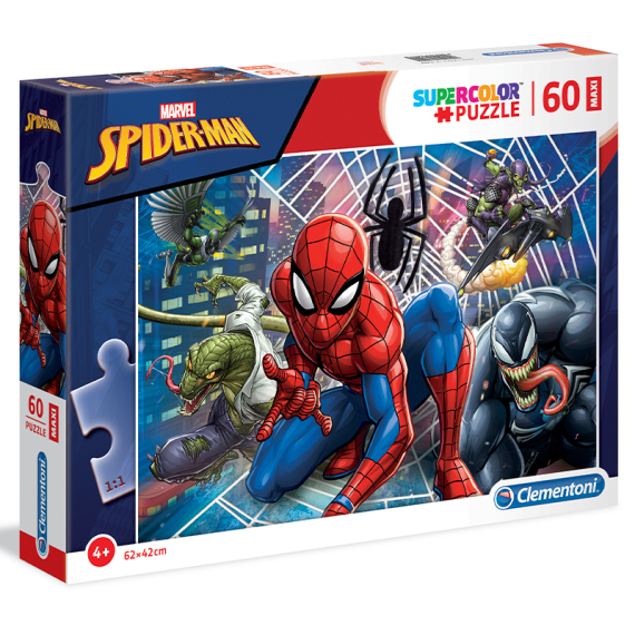 Clementoni - Puzzle Maxi 60 Spider-Man                    