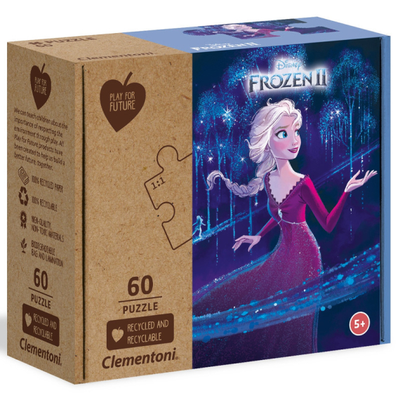 Clementoni - Puzzle 60 Frozen 2                    
