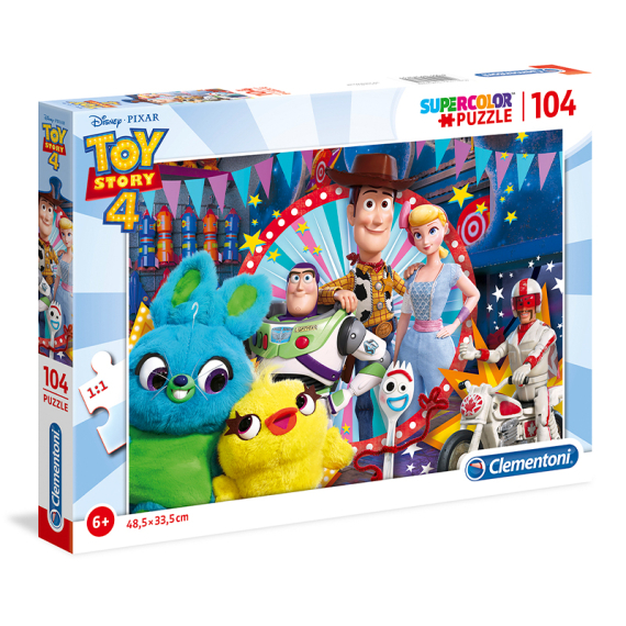 Clementoni 27276 - Puzzle Supercolor 104 Toy Story 4                    