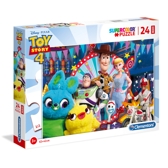 Clementoni 28515 - Puzzle Maxi 24 Toy Story 4                    