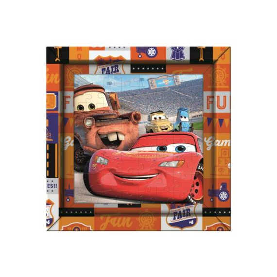 Clementoni 38802 - Puzzle 60 + rámeček Disney Pixar CARS                    
