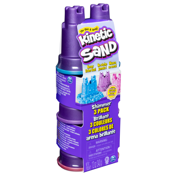 Spin Master Kinetic Sand balení 3 kelímků pastelových barev                    