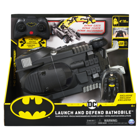 Spin Master Batman RC Batmobil s figurkou a katapultem                    