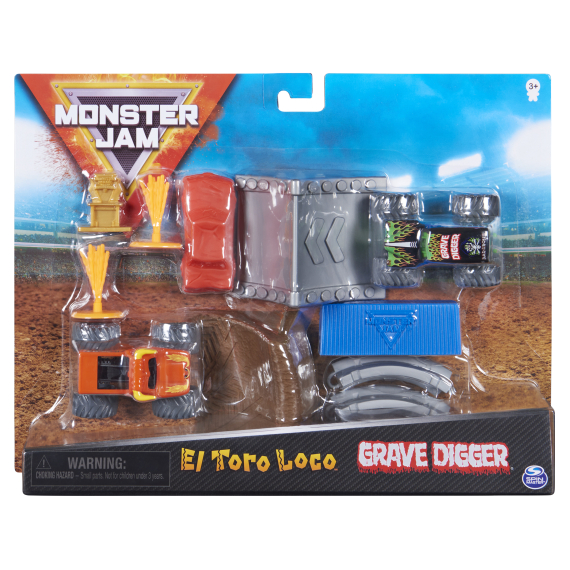 Spin Master Monster Jam - 2 autíčka s doplňky                    