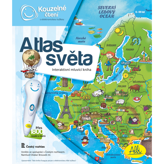 Albi - KOUZELNÉ ČTENÍ - Atlas světa                    