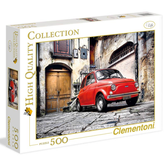 Clementoni 30575 - Puzzle 500 FIAT 500                    
